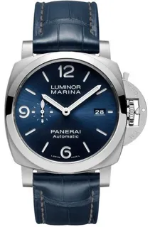 Panerai Luminor 1950 PAM01313 44mm Stainless steel Blue