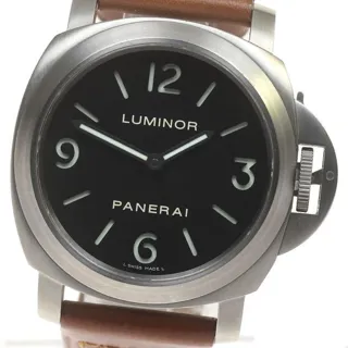 Panerai Luminor Base PAM 00176 44mm Titanium Black