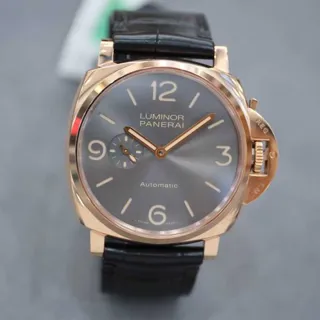 Panerai Luminor Due PAM 00675 45mm Red gold Gray