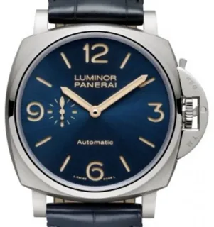 Panerai Luminor Due PAM729 45mm Titanium Blue