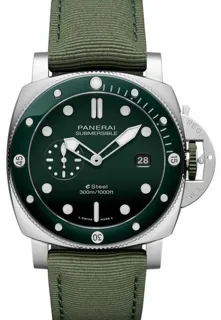 Panerai Submersible PAM 01287 44mm Stainless steel Green