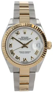 Rolex Datejust 279173 28mm Yellow gold and Stainless steel White