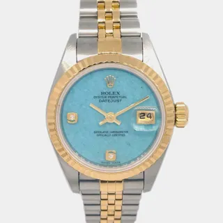 Rolex Datejust Stainless steel and 18k yellow gold Blue