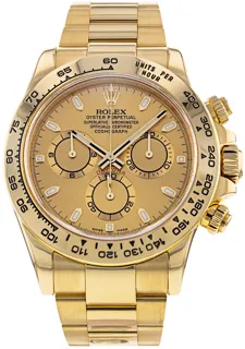 Rolex Daytona 116508 40mm Yellow gold Champagne