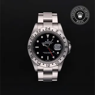 Rolex Explorer II 16570 40mm Stainless steel Black