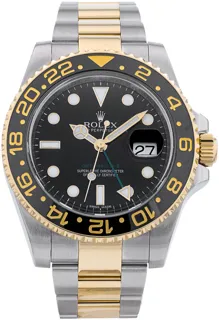 Rolex GMT-Master II 116713LN Yellow gold and Stainless steel Black