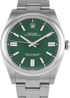 Rolex Oyster Perpetual 41 124300 41mm Stainless steel Green