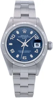 Rolex Oyster Perpetual Date 79190 26mm Stainless steel Blue