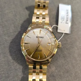 Seiko Presage SRPK46J1 40.5mm Stainless steel Golden