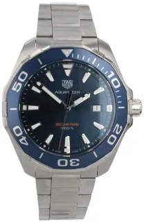 TAG Heuer Aquaracer WAY101C Stainless steel blue