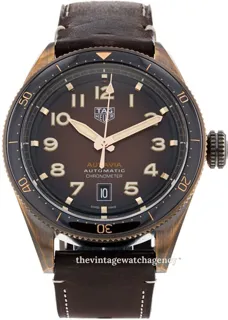 TAG Heuer Autavia WBE5191.FC8276 42mm Bronze and Stainless steel brown