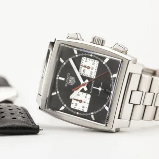 TAG Heuer Monaco CBL2113.BA0644 39mm Stainless steel Black