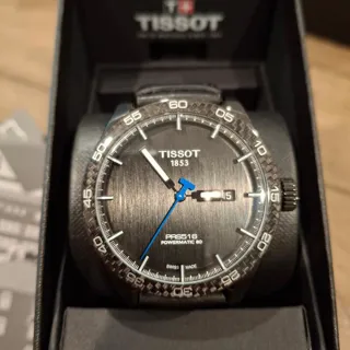 Tissot PRS 516 T100.430.36.051.02 42mm Stainless steel and Black PVD Black