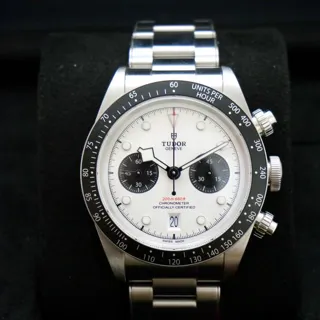 Tudor Black Bay Chrono 79360N-0002 ( BAY  ) 41mm Stainless steel White