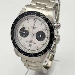 Tudor Black Bay Chrono 79360N-0002 ( BAY  ) 41mm Stainless steel White