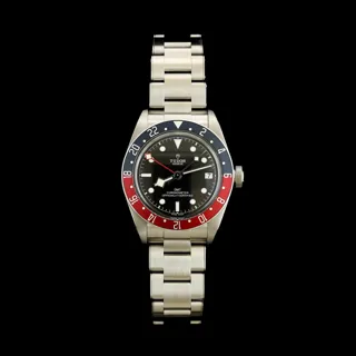 Tudor Black Bay GMT Stainless steel Black