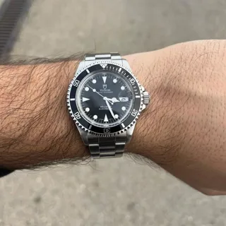 Tudor Submariner 79090 40mm Stainless steel Black