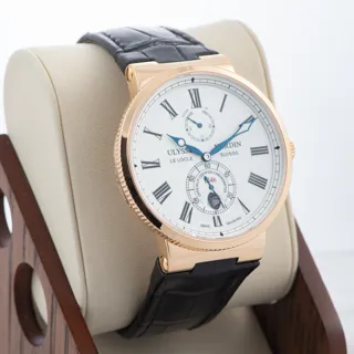 Ulysse Nardin Maxi Marine 266-69/BQ 43mm 18kt Rose Gold White