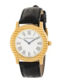 Tiffany Cordis 34mm 18k yellow gold White