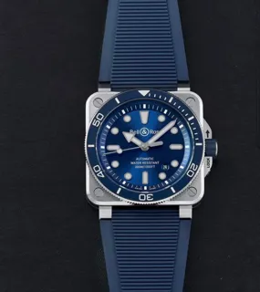 Bell & Ross BR-03 Diver Blue Steel BR03A-D-BLU-ST/SRB 42mm Stahl blue