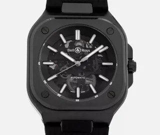 Bell & Ross BR-05 Skeleton Black Ceramic BR05A-BL-SK-CE/SRB 41mm Ceramics Skeletonized