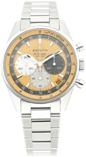 Zenith El Primero 03.3201.0600/18.M3200 38mm Stainless steel White