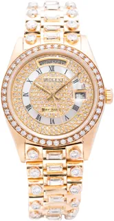 Rolex Day-Date 36 18038 18k yellow gold White