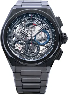 Zenith Defy El Primero 49.9000.9004/78.M9000 44mm Black ceramic Skeletonized