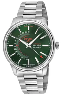 Gevril Guggenheim 49204B Stainless steel Green