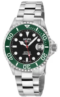 Gevril Wall Street 4762B 39mm Stainless steel Black