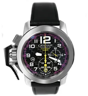 Graham Chronofighter Superlight 2CCAS.V01A 46mm Stainless steel Black