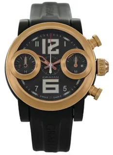 Graham Swordfish 2SWASBR 18kt Rose Gold Black