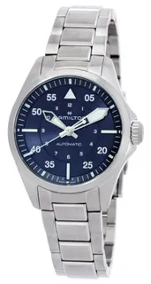 Hamilton Khaki Aviation H76215140 Stainless steel Blue