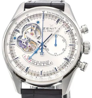 Zenith El Primero 03.2080.4021/01.c494 42mm Stainless steel Silver