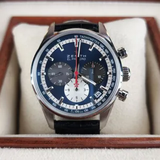 Zenith El Primero Original 1969 03.2150.400/53.C700 38mm Stainless steel Blue