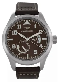 IWC Pilot IW320104 Stainless steel Brown