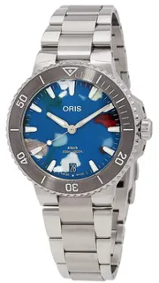 Oris Aquis Date 01 400 7790 4150-07 8 23 02PEB Stainless steel Multi-colored