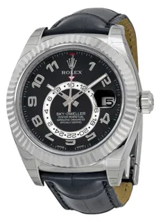 Rolex Sky-Dweller 326139 18k white gold Black