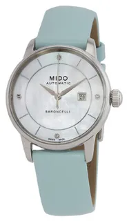 Mido Baroncelli M037.207.16.106.00 30mm Stainless steel White