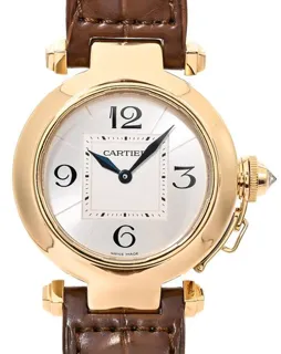 Cartier Pasha WJ11951G 32mm Yellow gold Silver