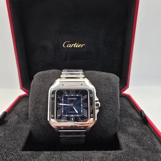 Cartier Santos WSSA0071 40mm Stainless steel Blue