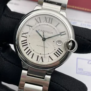 Cartier Ballon Bleu 42mm W69012Z4 42mm Stainless steel Silver