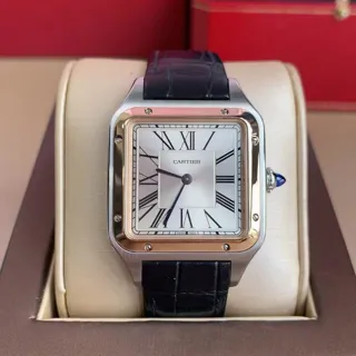 Cartier Santos Dumont W2SA0011 43.5mm Stainless steel Silver