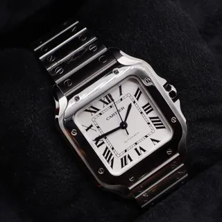 Cartier Santos WSSA0029 35mm Stainless steel Silver