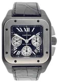 Cartier Santos 100 W2020005 46mm Titanium Black