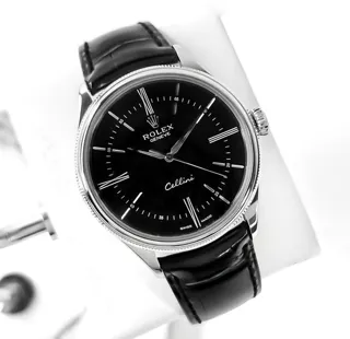 Rolex Cellini Time 50509 39mm White gold Black