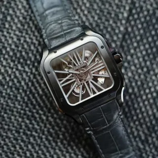 Cartier Santos de Cartier WHSA0009 40mm Stainless steel Skeletonized