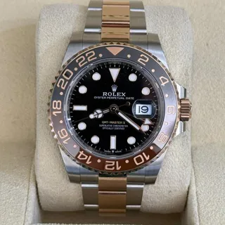 Rolex GMT-Master II 126711CHNR 40mm Yellow gold and Stainless steel Black