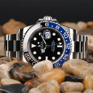 Rolex GMT-Master II 116710BLNR 40mm Stainless steel Black