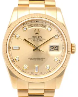 Rolex Day-Date 36 118238A (DAY-DATE ) 36mm Yellow gold